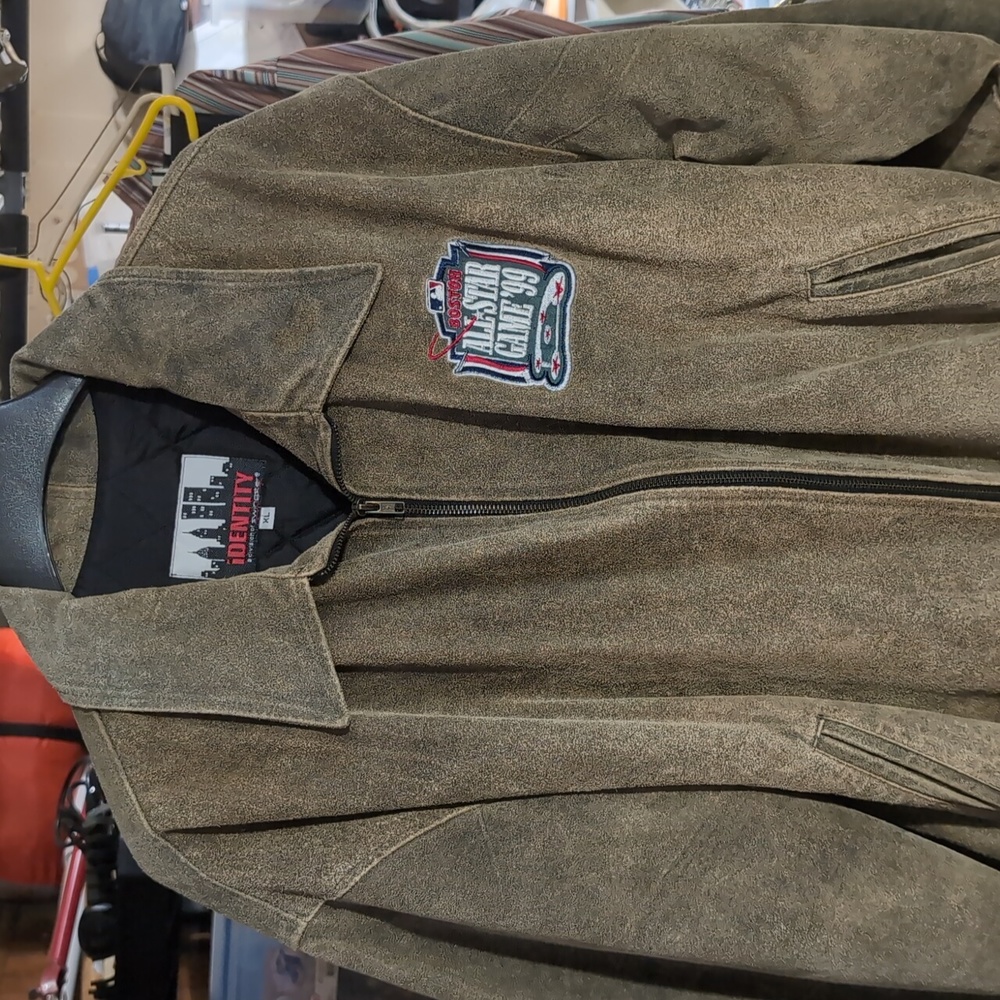 1999 Major League All-Star game official leather suede jacket XL